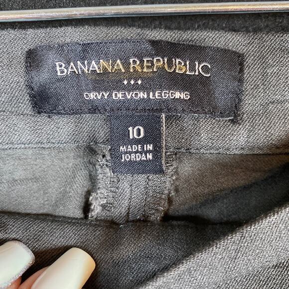 Banana Republic Women Pants Gray Curvy Devon Legging High Rise Stretch 10 - Picture 4 of 12